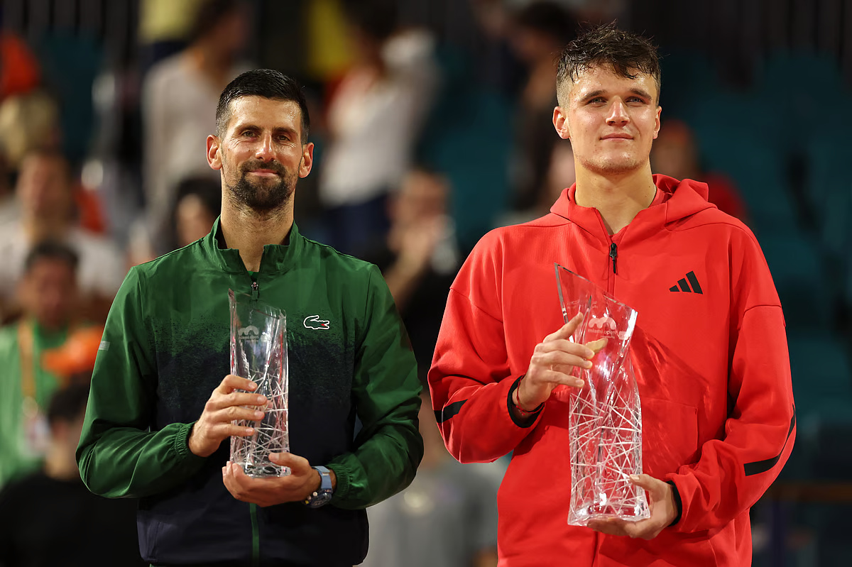 Djokovic says losing to protege Mensik makes Miami defeat easier to take