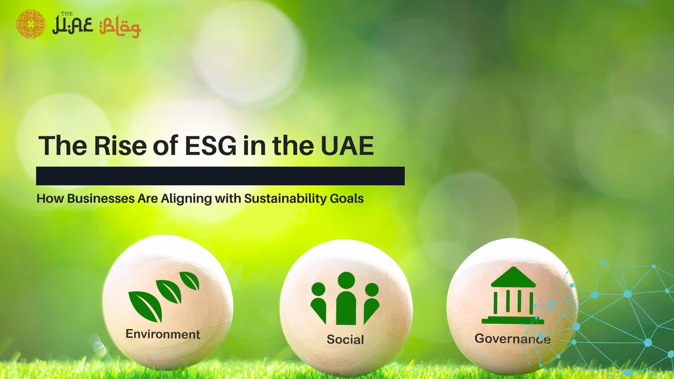 The Rise of ESG in the UAE How Businesses Are Aligning with Sustainability Goals