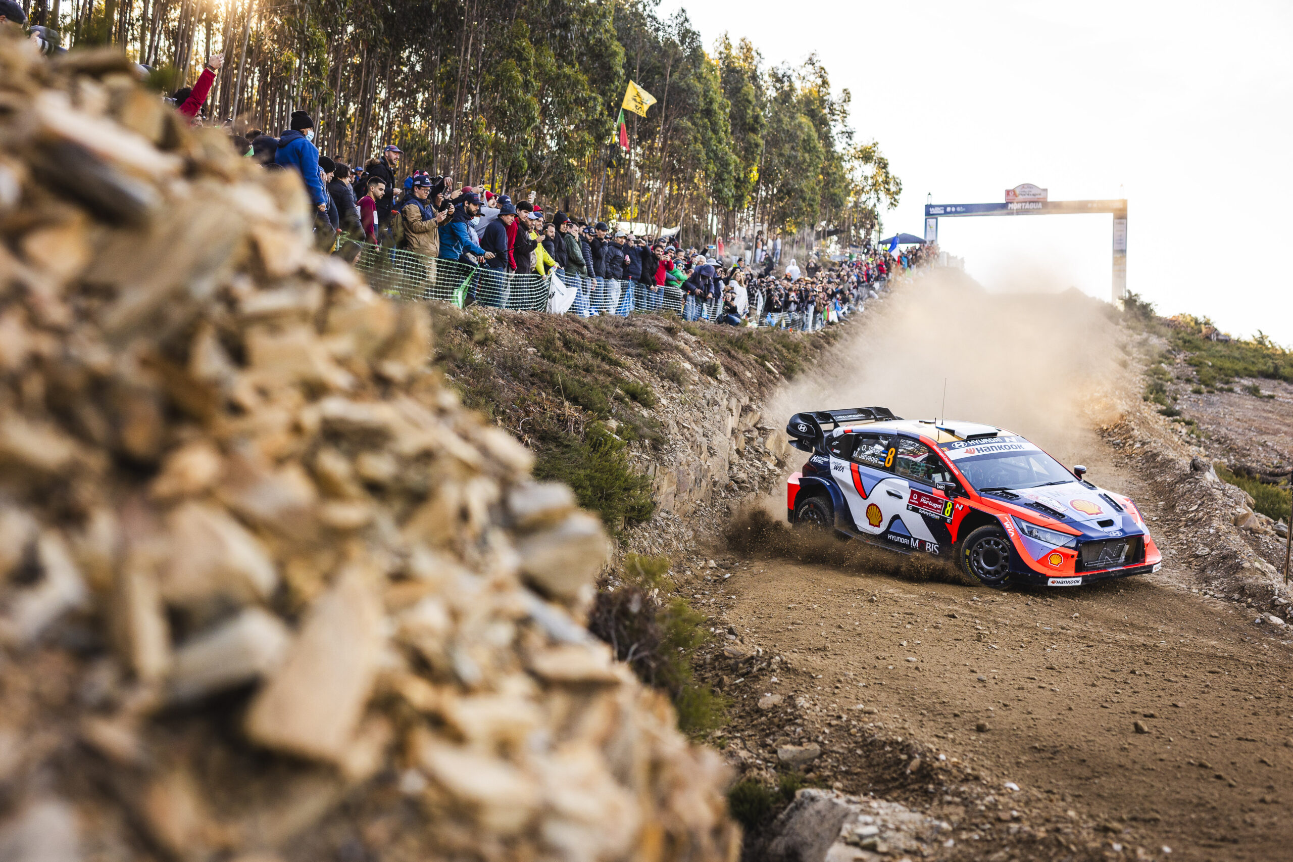WRC – Milestone man Tänak in front after fierce Portuguese Friday